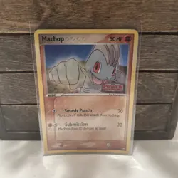 Machop 53/108 EX Power Keepers Reverse Holo Pokemon Card - Image 2