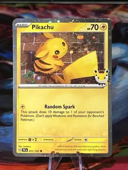 Pokemon Day 30th Anniversary - Pikachu 051 /162 Stamped 2026 Promo NM/M - Image 1