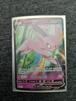 Pokemon TCG Espeon V SWSH201 Sword & Shield Holo Black Star Promo NM - Image 4
