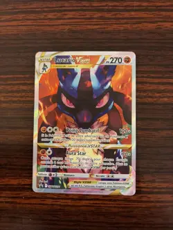 CRIMPED Carte Pokemon Lucario Vstar SWSH291 Promo EB12.5 Zenith Supreme FR - Image 1
