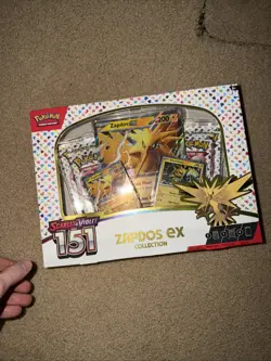 Pokemon TCG Scarlet & Violet 151 Zapdos EX Collection Box Sealed NEW - Image 1