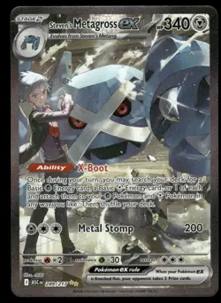 Pokemon Cards Steven's Metagross ex 289/217 ME: Ascended Heroes *eBay Live* - Image 1