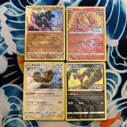 Pokemon Brilliant Stars Build and Battle Lot SEALED Full Set All 4 Promo Cards - Image 1