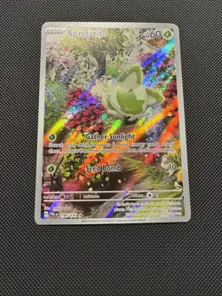 Pokemon TCG Sprigatito 196/193 Sv02: Paldea Evolved Illustration Rare Near Mint - Image 2