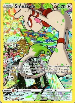 Pokemon TCG Smeargle TG10/TG30 Silver Tempest Trainer Gallery NM (SKU 1-5) - Image 1
