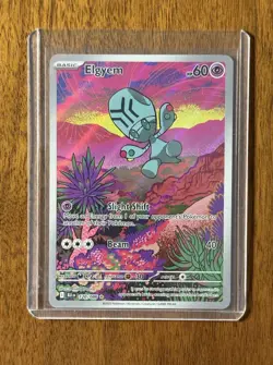Elgyem 120/086 Illustration Rare Pokemon TCG Black Bolt Mint Condition - Image 1