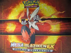 Pre-owned Pokemon Trading Card Game Mega Blaziken Ex Premium Collection Mat - Image 1