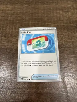 Pokemon TCG Poke Pad Trainer-Item Card 198/217 English Regular 2023 - Image 2