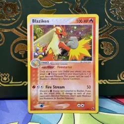 Pokemon TCG Blaziken 3/109 - Holo SWIRL MP - Image 1