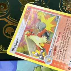 Pokemon TCG Blaziken 3/109 - Holo SWIRL MP - Image 4