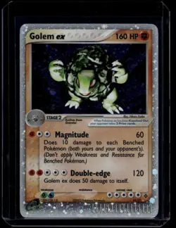 Pokemon TCG Golem ex 91/97 Dragon HP/DMG - Image 1