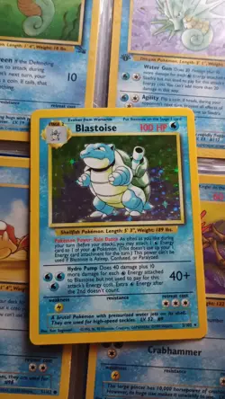 Blastoise Pokemon TCG Base Set Card #2/102 Holo 1999 Vintage base set - Image 1