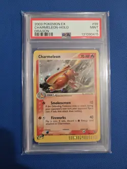 POKEMON 2003 CHARMELEON-HOLO EX DRAGON #99 PSA 9 - Image 1