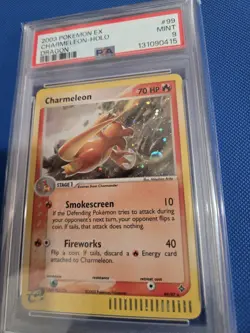 POKEMON 2003 CHARMELEON-HOLO EX DRAGON #99 PSA 9 - Image 2