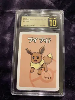2019 Pokemon Eevee Playing Card Japanese Old Maid Series, CGC Pristine 10 - Image 1