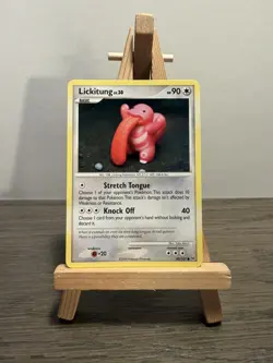 2009 POKEMON PLATINUM LICKITUNG YUKA MORII 80/127 - Image 1