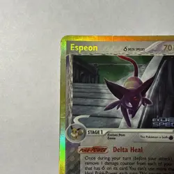 Pokemon Espeon 4/113 ex Delta Species Reverse Holo Stamped - Image 2