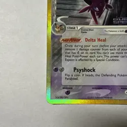 Pokemon Espeon 4/113 ex Delta Species Reverse Holo Stamped - Image 3