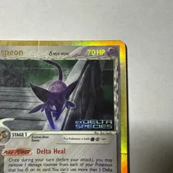 Pokemon Espeon 4/113 ex Delta Species Reverse Holo Stamped - Image 5