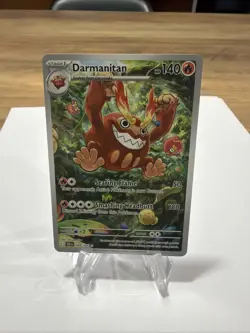 Darmanitan 098/086 NM – Illustration Rare Holo – 2025 Pokemon TCG S&V Black Bolt - Image 1