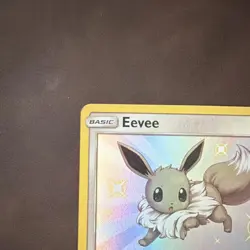 Pokemon TCG Eevee SV41/SV94 Hidden Fates Shiny Vault Holo Shiny Rare 60HP Basic - Image 4