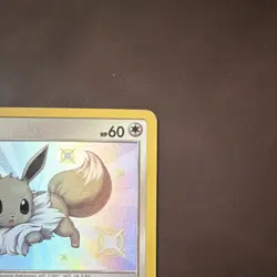 Pokemon TCG Eevee SV41/SV94 Hidden Fates Shiny Vault Holo Shiny Rare 60HP Basic - Image 5