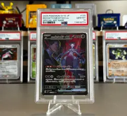 PSA 10 Team Rocket's Mewtwo ex SAR 125/098 Glory of Team Rocket Pokemon Japanese - Image 1