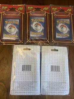 Lot Of 5 Pokemon Mystery Packs With 10 & 15 Cards + Promo. Charizard HuntU - Image 2