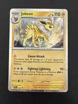 Pokemon Jolteon 169 Black Star Promo Cosmos Holo 2025 - Image 1