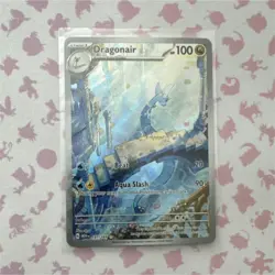 Pokemon Dragonair Illustration Rare Full Art Holo Scarlet & Violet 151 181/165 - Image 1