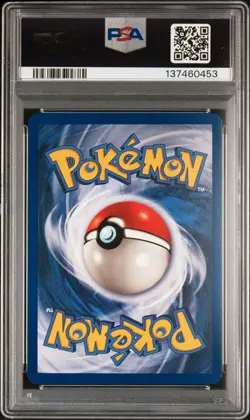 1999 POKEMON FOSSIL 1ST ED #14 RAICHU-HOLO PSA 8 - Image 2