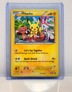 Pikachu XY95 Pokemon Card TCG XY Black Star Promo Set Near Mint Small Whitening - Image 1