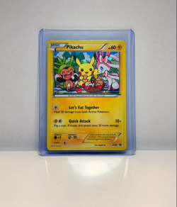 Pikachu XY95 Pokemon Card TCG XY Black Star Promo Set Near Mint Small Whitening - Image 2