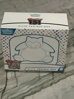 Pokemon Scarlet & Violet 151 Elite Trainer Box Booster Promo Snorlax w/Case - Image 2