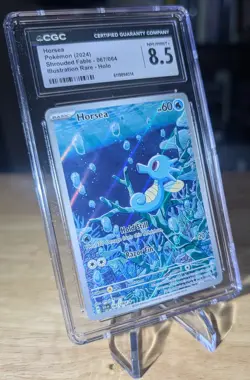 CGC 8.5 NM/MINT+ Horsea 067/064 Sv: Shrouded Fable Pokemon - Image 2