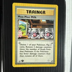 Pokemon Neo Genesis Moo-Moo Milk Trainer Card 101/111 Lot - 2 Cards English - Image 1