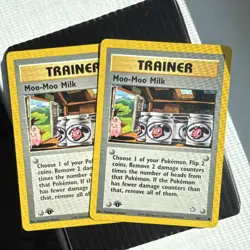 Pokemon Neo Genesis Moo-Moo Milk Trainer Card 101/111 Lot - 2 Cards English - Image 3