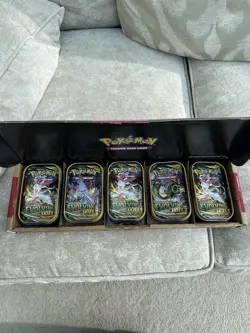 Pokemon Kanto Power Mini Tin 5 Pack Amazon Exclusive Evolving And Fusion - Image 1