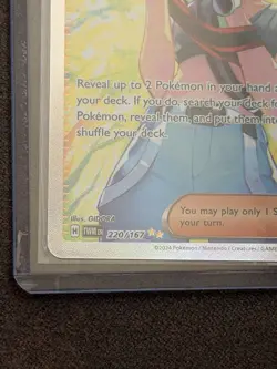 Pokemon TCG Trainer Perrin 220/167 (SIR) Twilight Masquerade NM HOLO - Image 5