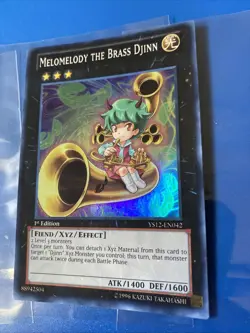 MELOMELODY THE BRASS DJINN SUPER RARE YS12-EN042 LP YUGIOH - Image 3