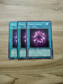 Yu-Gi-Oh! - Violet Crystal 3X - Full Playset - Image 1