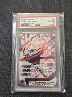 One Piece Card Game Divine Deparure AA PSA 10 Gem Mint English - Image 1