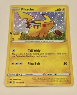 Pokemon Pikachu General Mills 25th Anniversary Stamped Holo Foil Promo Card NM - Image 2