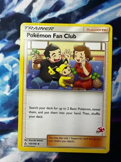 Pokemon Fan Club #45 133/156 Ultra Prism Charizard Stamped Pokemon TCG Card NM - Image 1