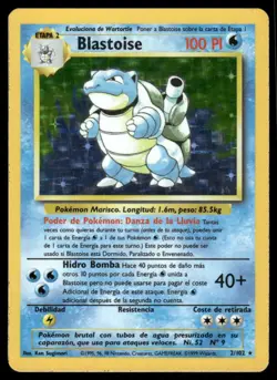 Pokemon Cards Blastoise 2/102 Base Set Rare *eBay Live* - Image 1