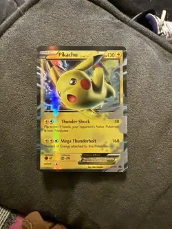 Pikachu-EX XY174 Promo 2016 Holo Rare Pokemon Card – Authentic NM - Image 1