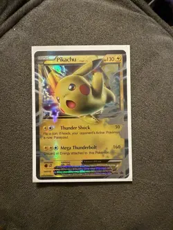 Pikachu-EX XY174 Promo 2016 Holo Rare Pokemon Card – Authentic NM - Image 2