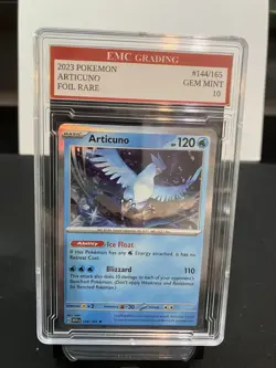 ARTICUNO 2023 RARE FOIL #144/165 Pokemon Card GRADED 10 TCG CCG - Image 1