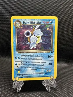 Pokemon Card Dark Blastoise 3/82 Holo Rare Team Rocket Unlimited WOTC - Image 1