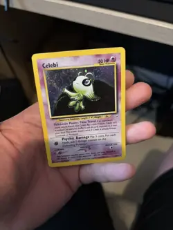 Pokemon TCG Celebi Neo Revelation Holo Rare Card - 3/64 DOUBLE HOLO MISPRINT - Image 1